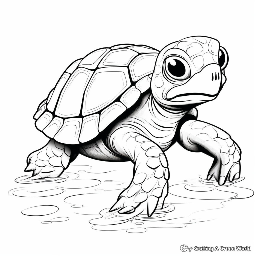 Turtle coloring pages