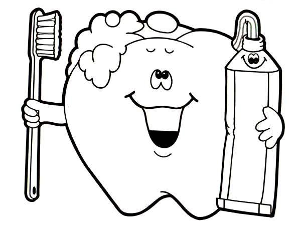 Brush your teeth for your dental health coloring page dental health preschool crafts preschool coloring pages dental health preschool