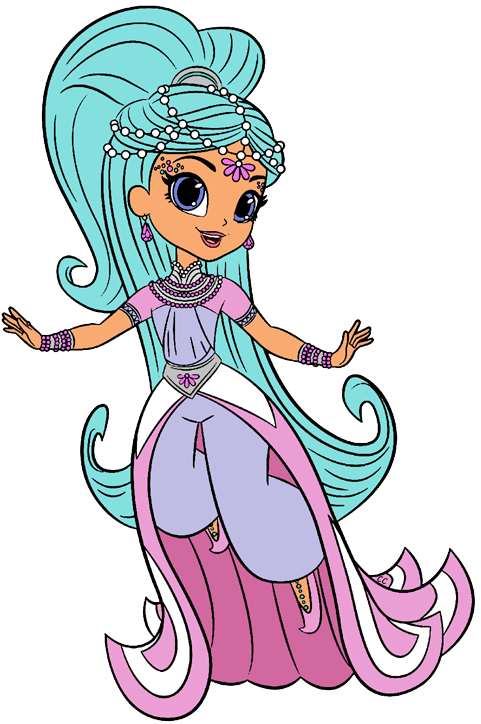 Shimmer and shine clipart cartoon clip art