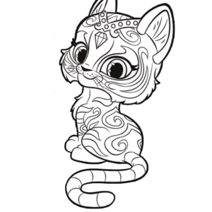 Shimmer and shine coloring pages printable for free download