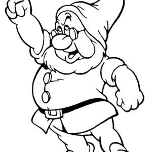 Snow white and the seven dwarfs coloring pages printable for free download