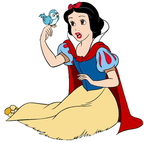 Snow white clip art