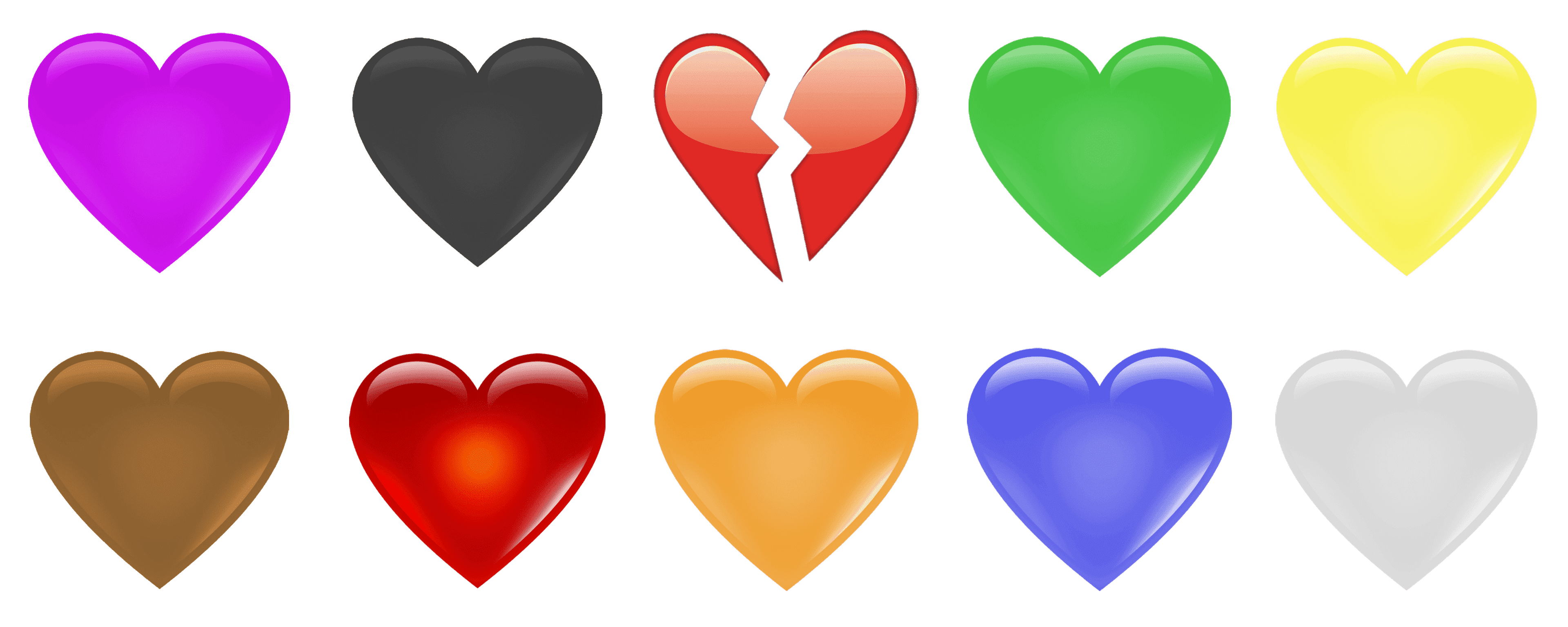 Heart emoji meanings color matters heart emoticon ð meaning