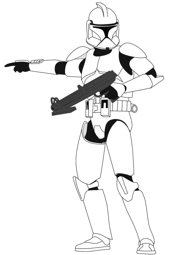 Clone trooper with dc