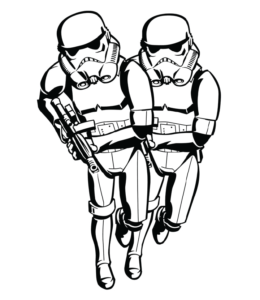Star wars coloring pages playing learning
