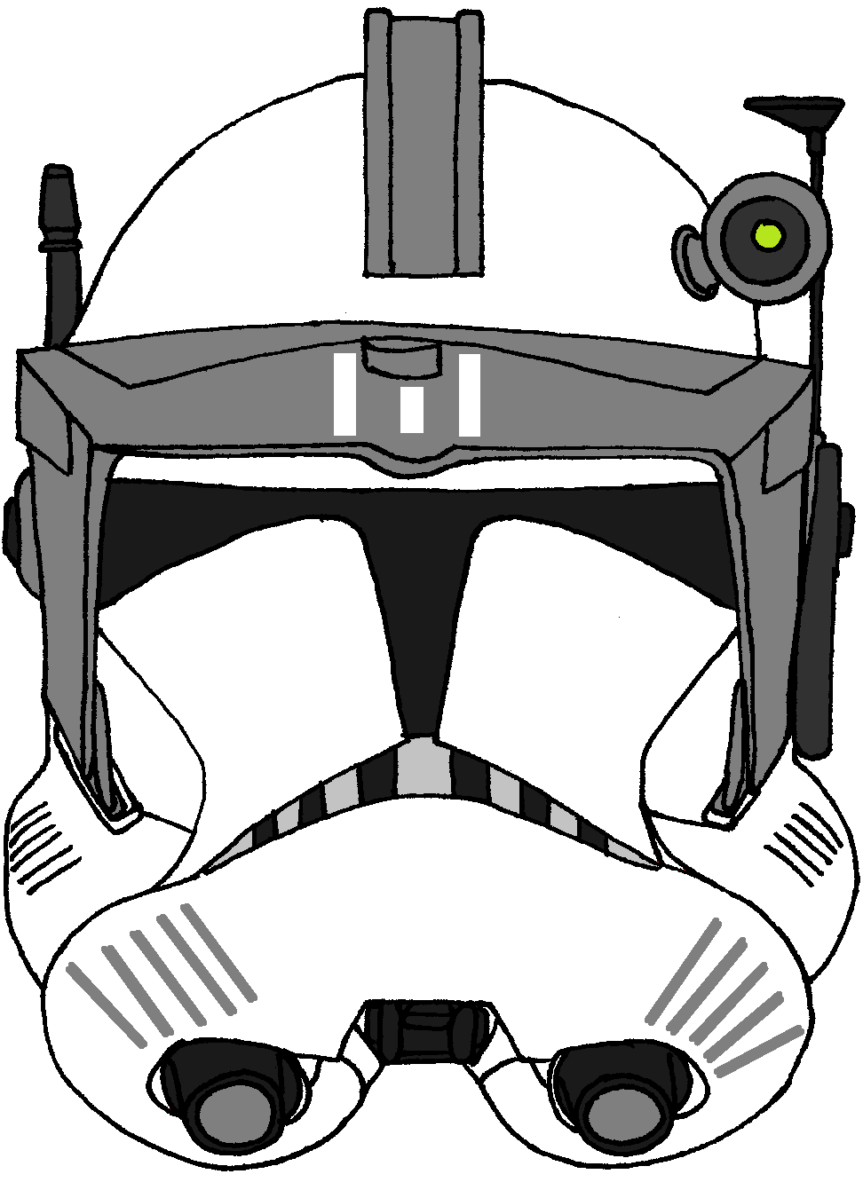 Clone trooper manders helmet kamino guards star wars trooper star wars clone wars star wars helmet