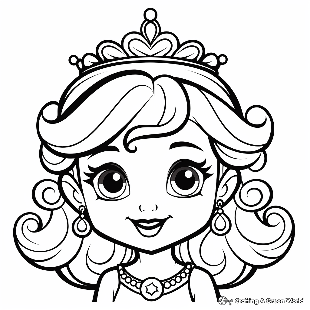 Tiara coloring pages