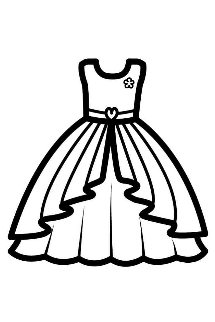 Ðð barbie dress coloring pages for kids