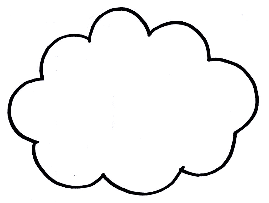 Coloring page cloud nature â printable coloring pages