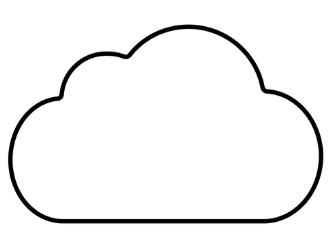 Cloud emoji coloring page free printable coloring pages