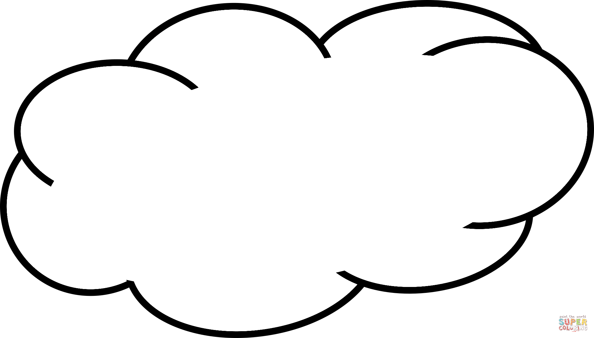 Grey cloud coloring page free printable coloring pages
