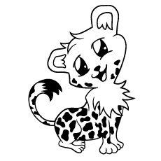 Top free printable leopard coloring pages online