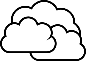 Weather cloudy clip art at