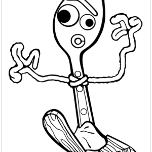 Forky coloring pages printable for free download