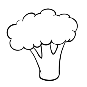 Broccoli coloring pages printable for free download