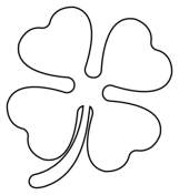 Clover coloring pages free coloring pages