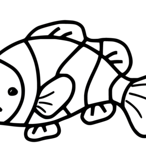 Clownfish coloring pages printable for free download