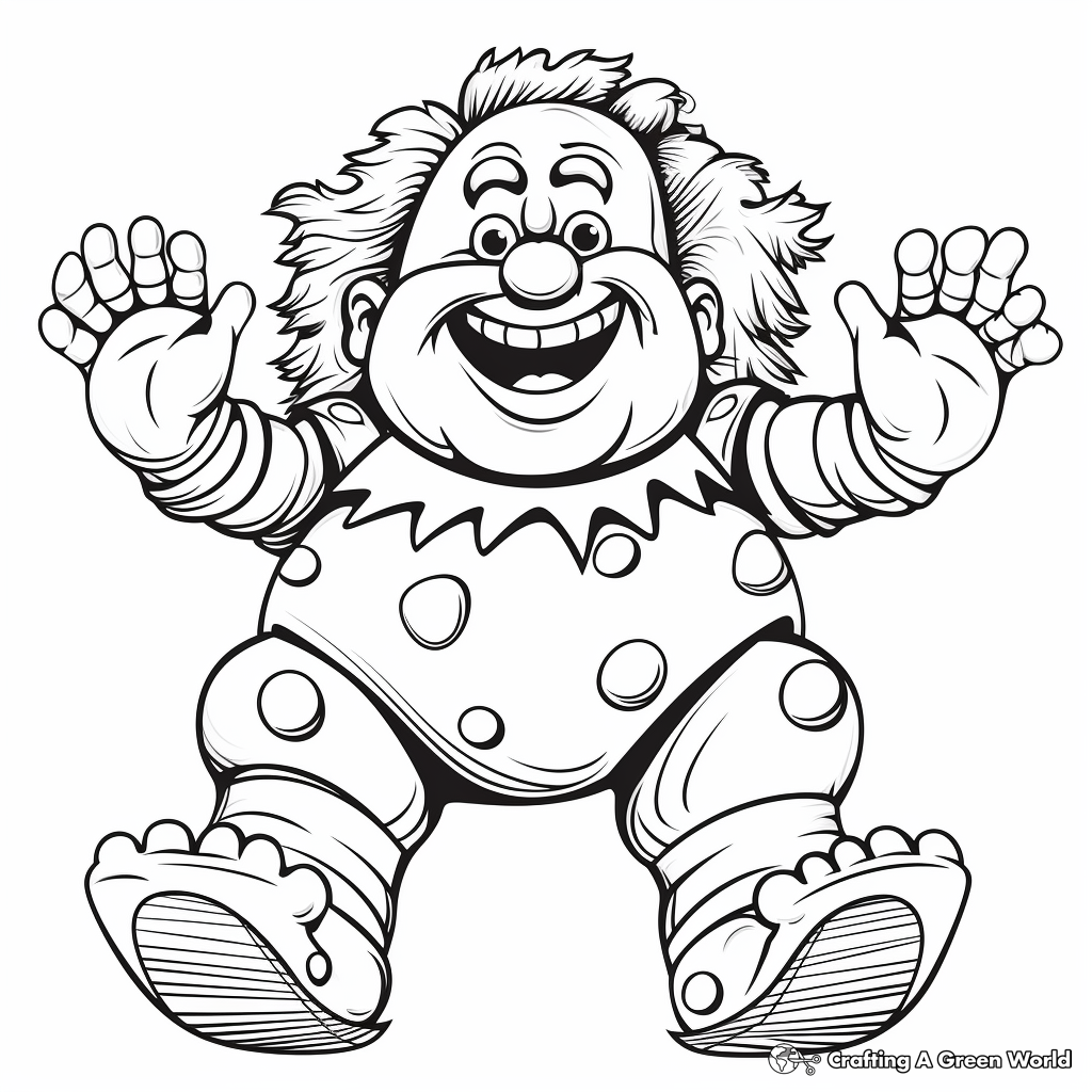 Feet coloring pages