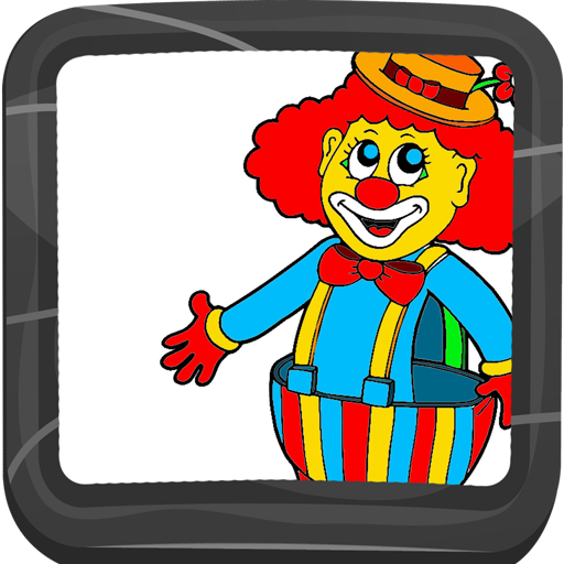 Clown coloring book