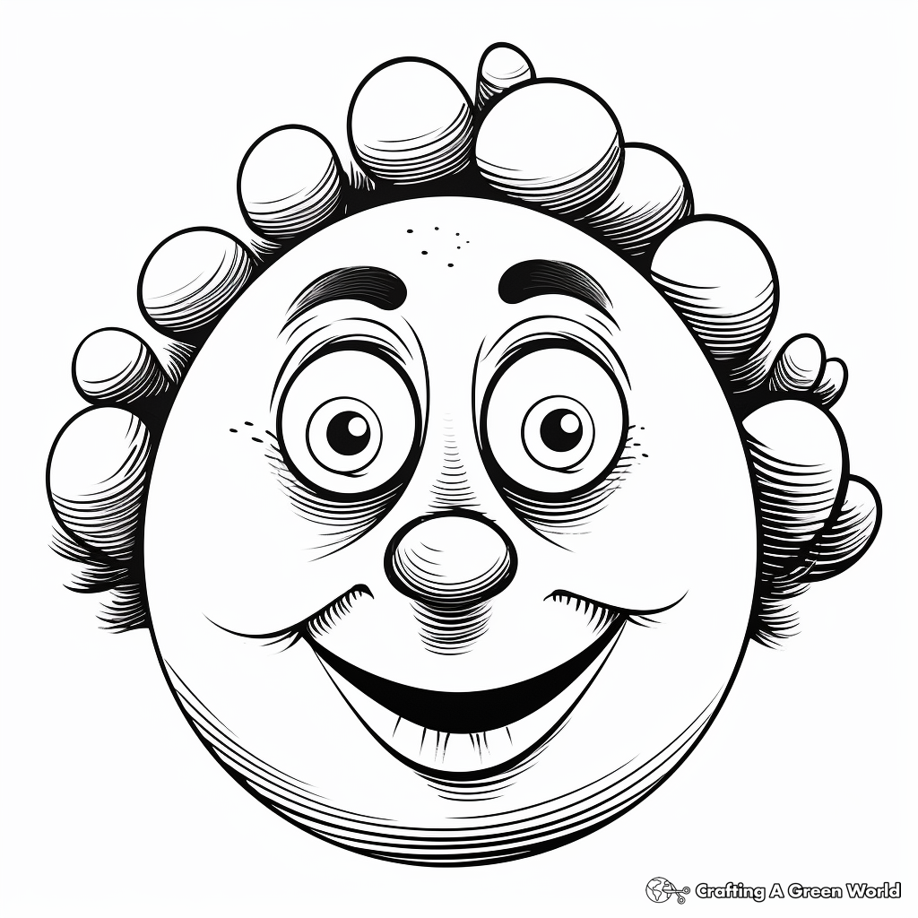 Nose coloring pages