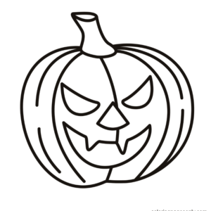 Halloween pumpkin coloring pages printable for free download