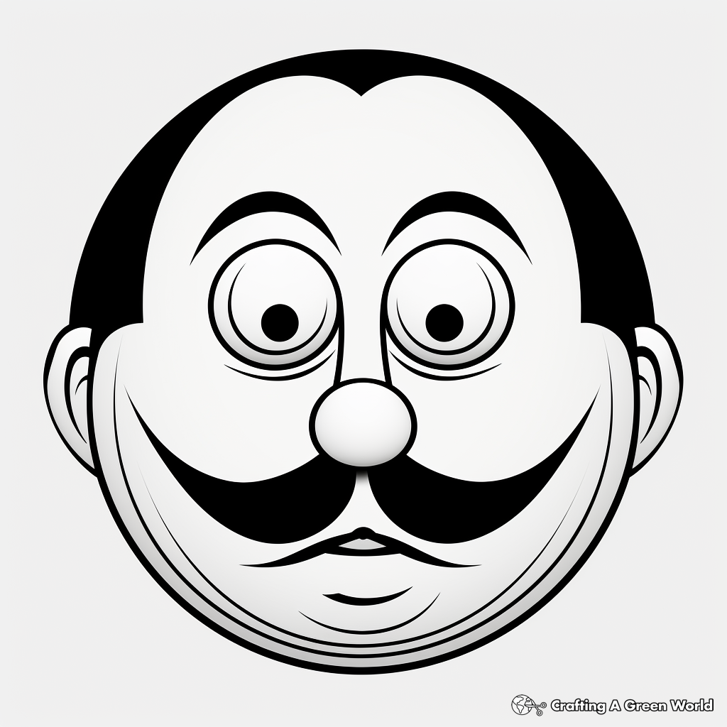 Nose coloring pages