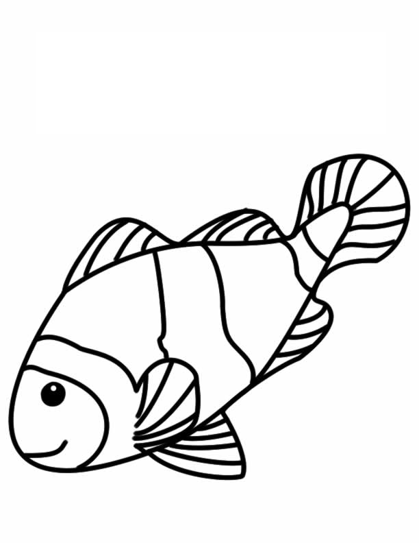 Clown fish coloring page payasos para colorear pez para colorear pãginas para colorear