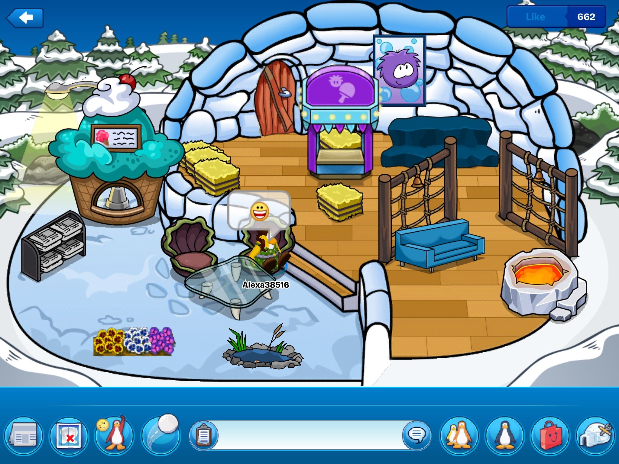 My awesome igloo club penguin cajas club