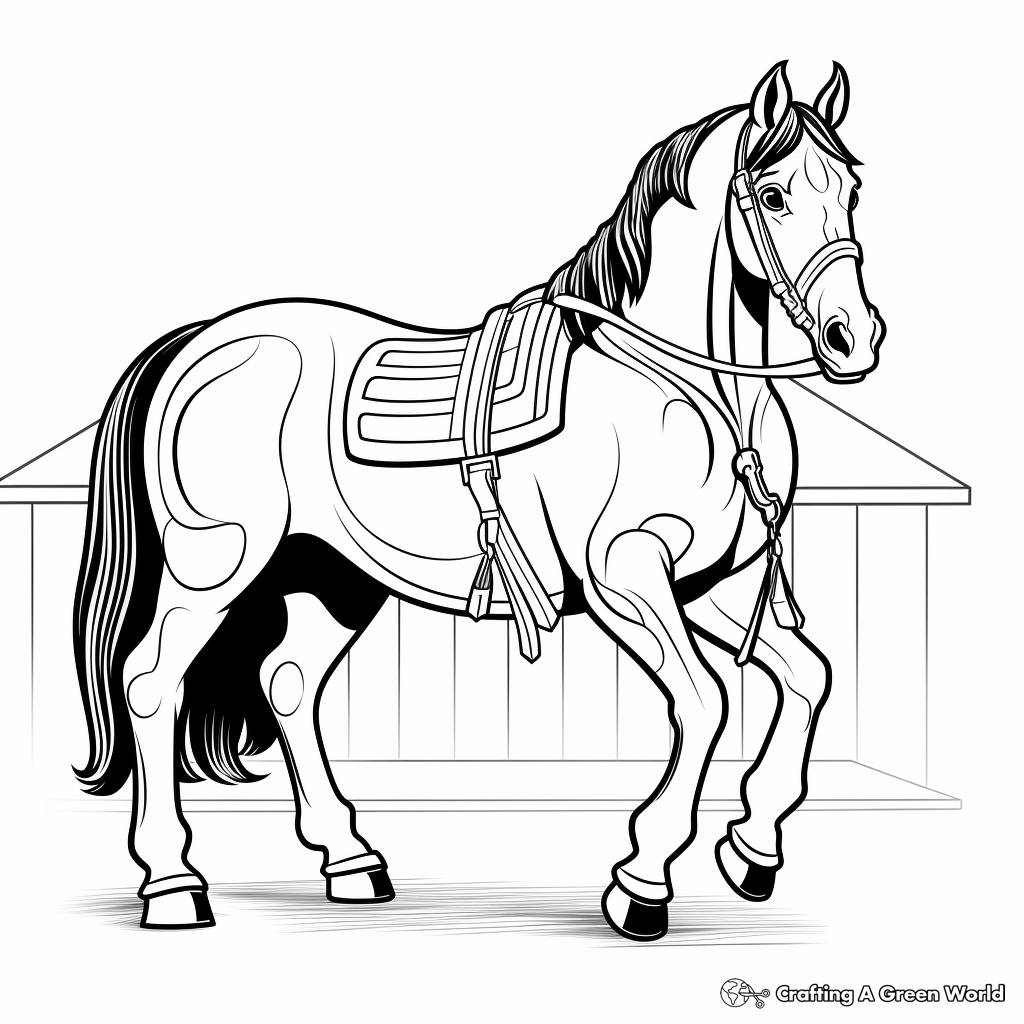 Clydesdale coloring pages