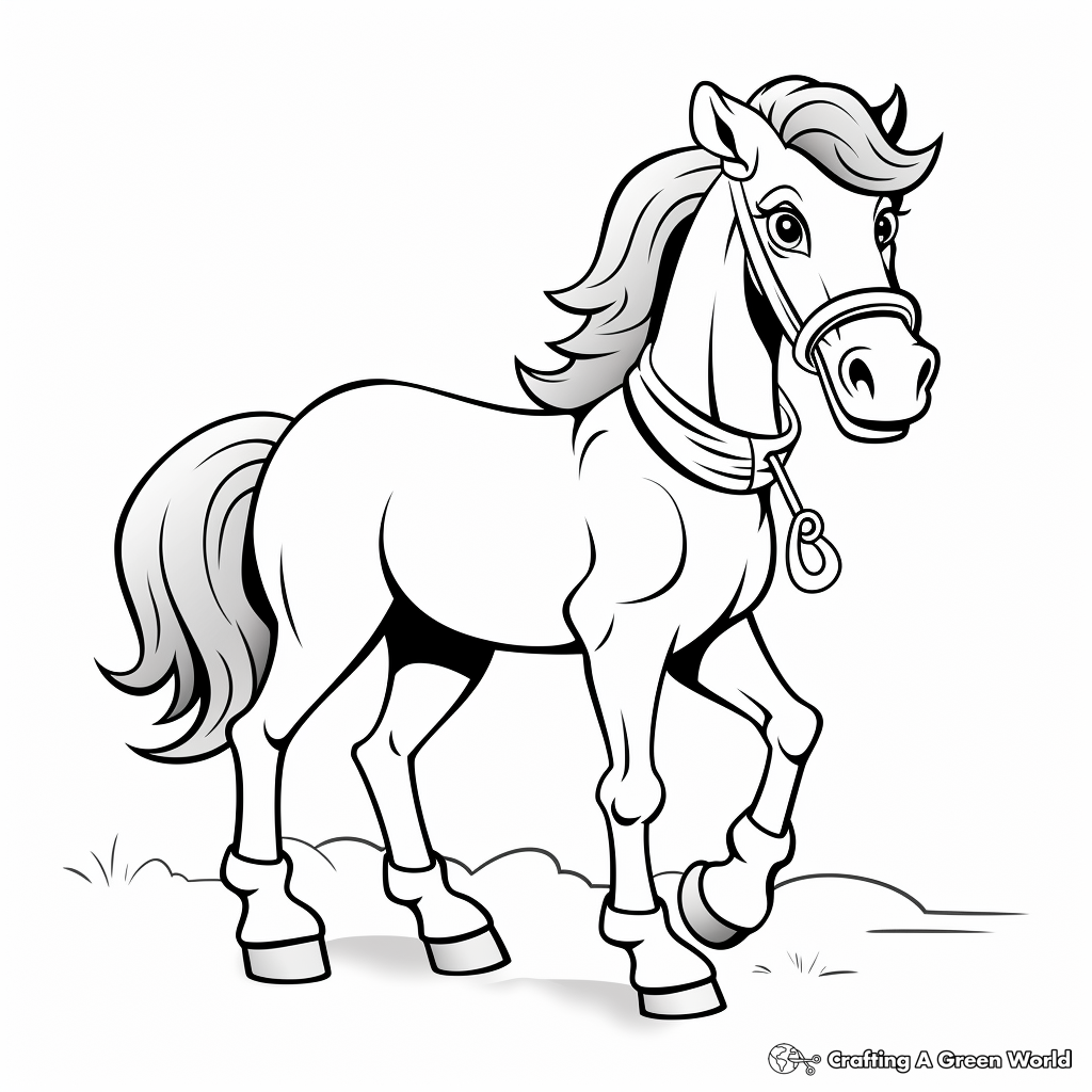 Clydesdale coloring pages