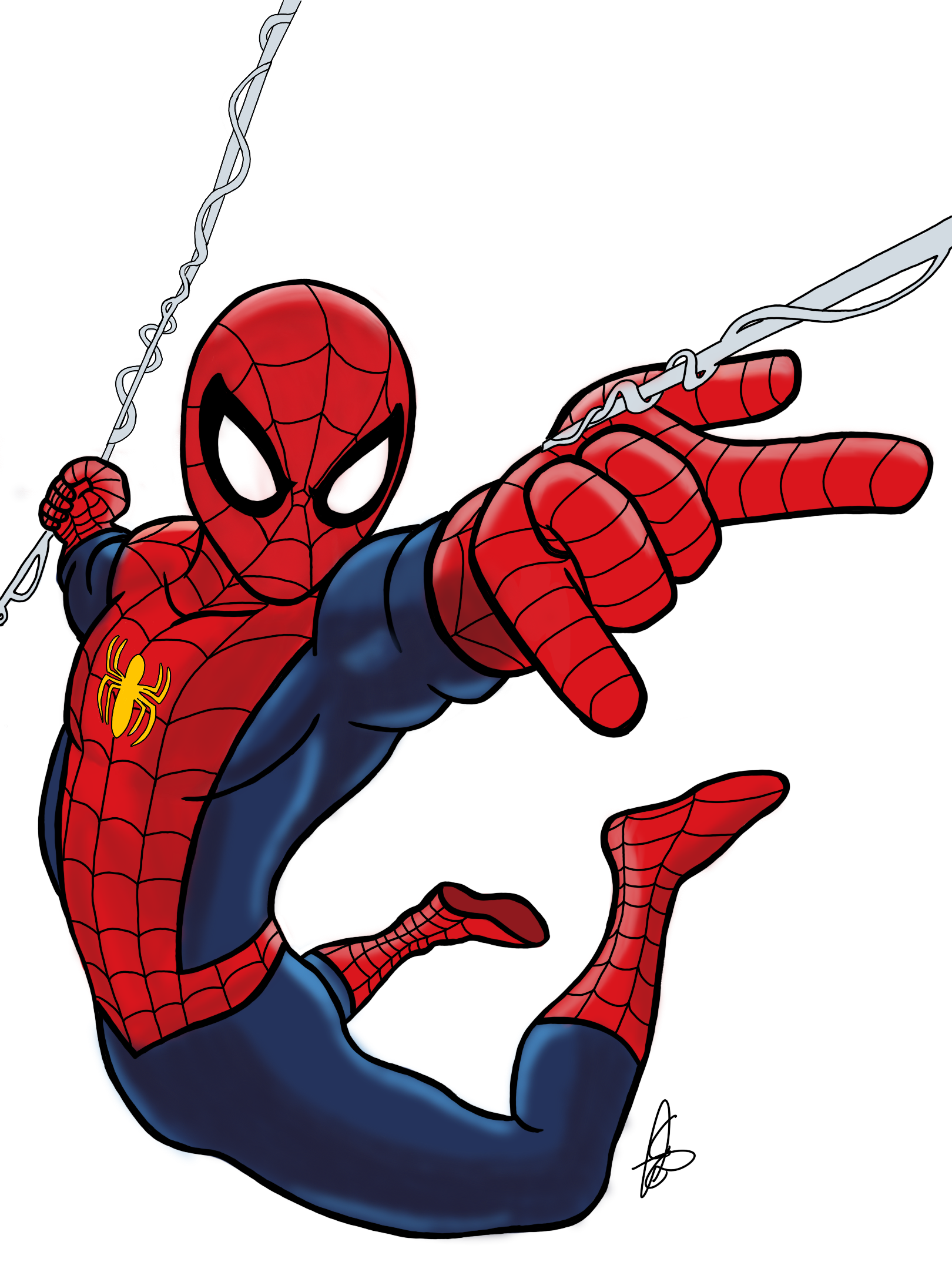 Dibujo spiderman superman coloring pag superhero art superhero