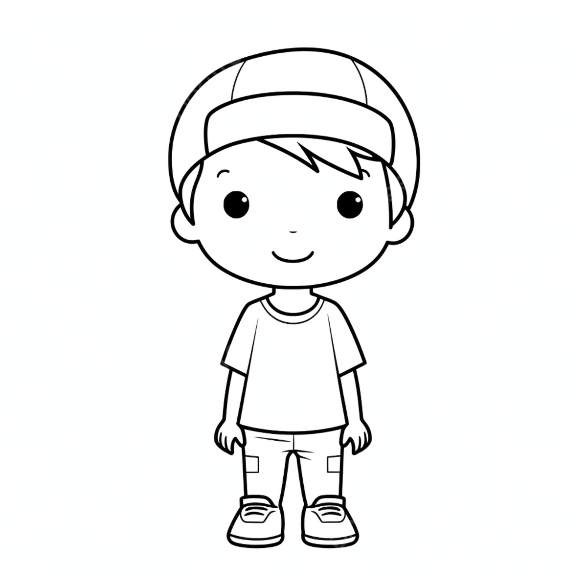 Dibujo de nião con gorra sosteniendo un sombrero pãgina para colorear blanco y negro png dibujos dibujo de sombrero dibujo de anillo dibujo de gorra png imagen para dcarga gratuita