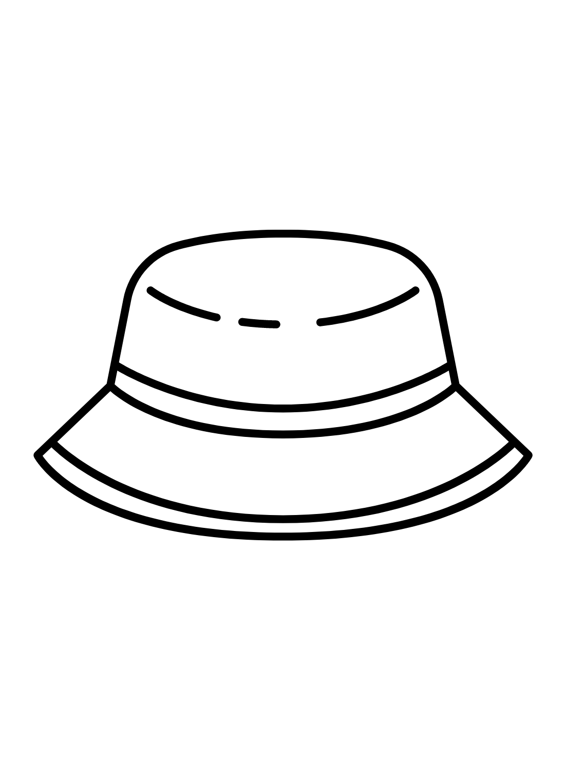 Hat coloring pages