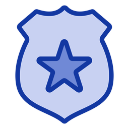 Diseão png y svg de placa de policãa plana para camisetas