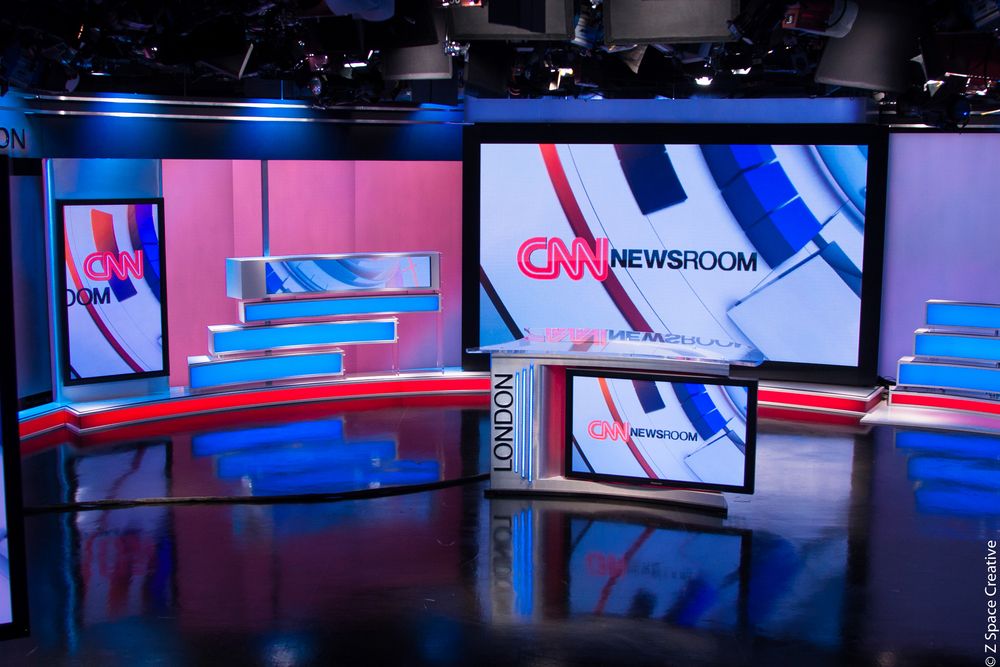 Tv set design cnn international tv design