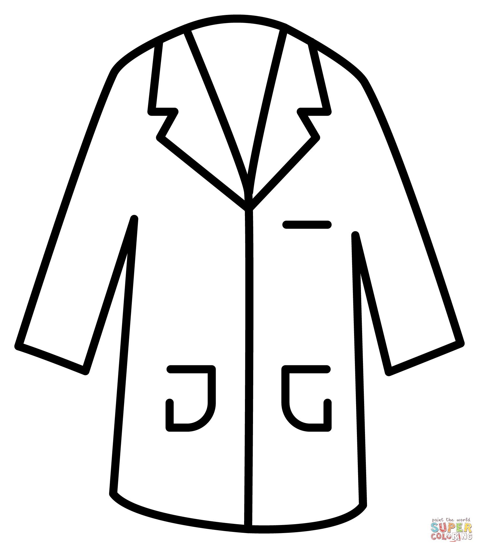 Lab coat emoji coloring page free printable coloring pages