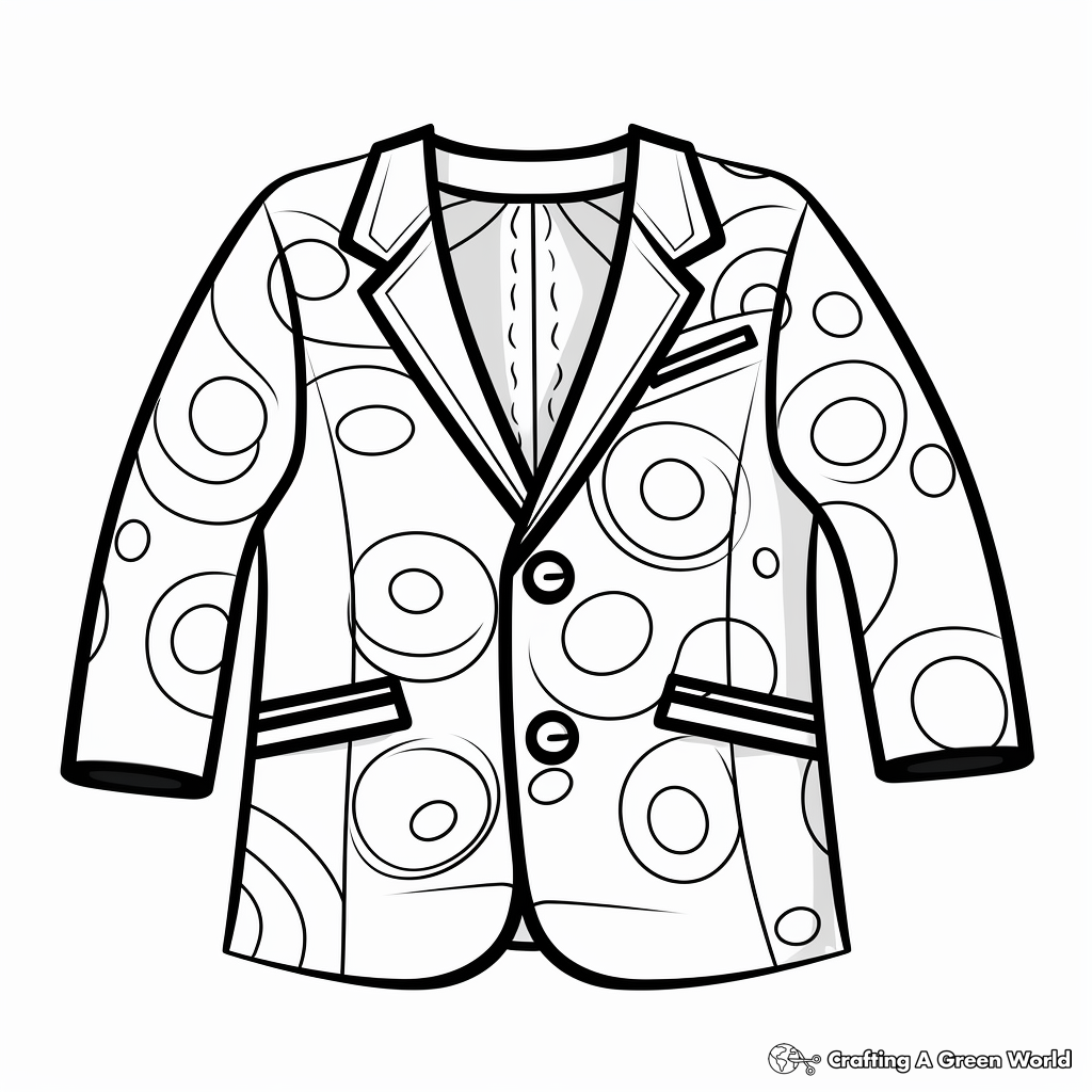 Jacket coloring pages