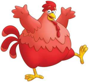 Big red chicken dora the explorer images dora and friends dora the explorer