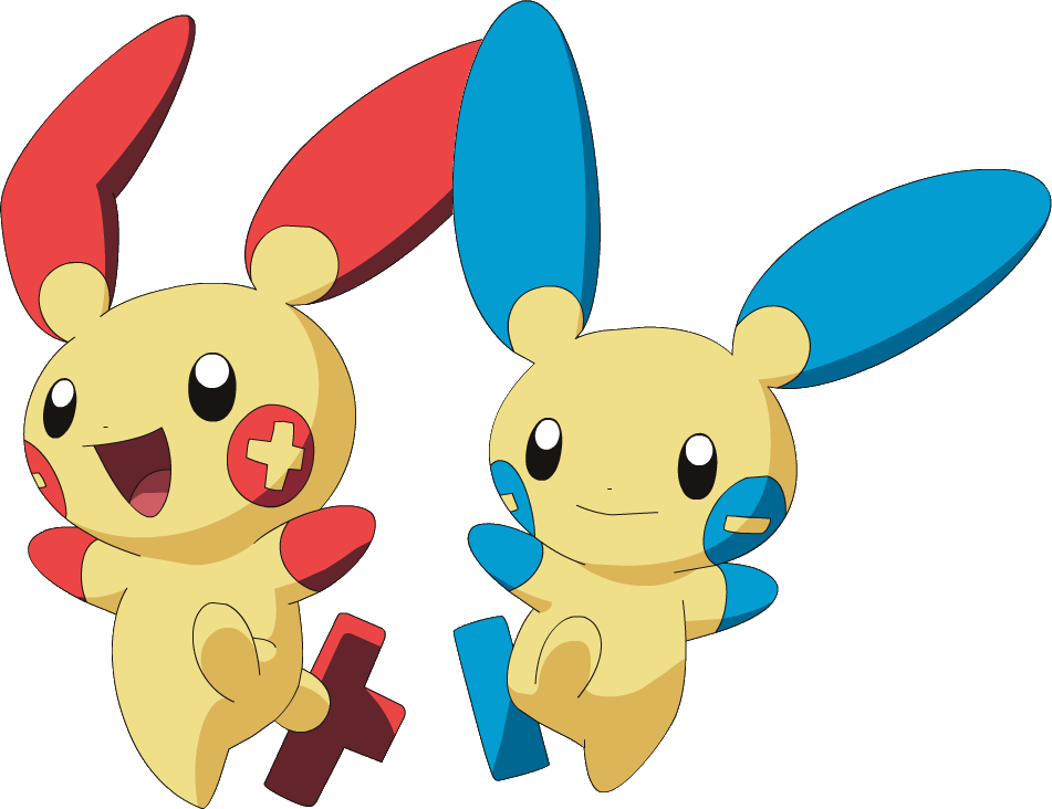 Minun vs plusle