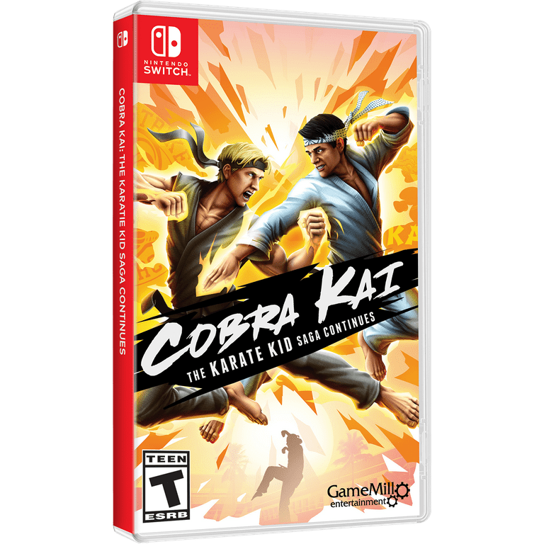 Cobra kai karate kid saga gamemill nintendo switch