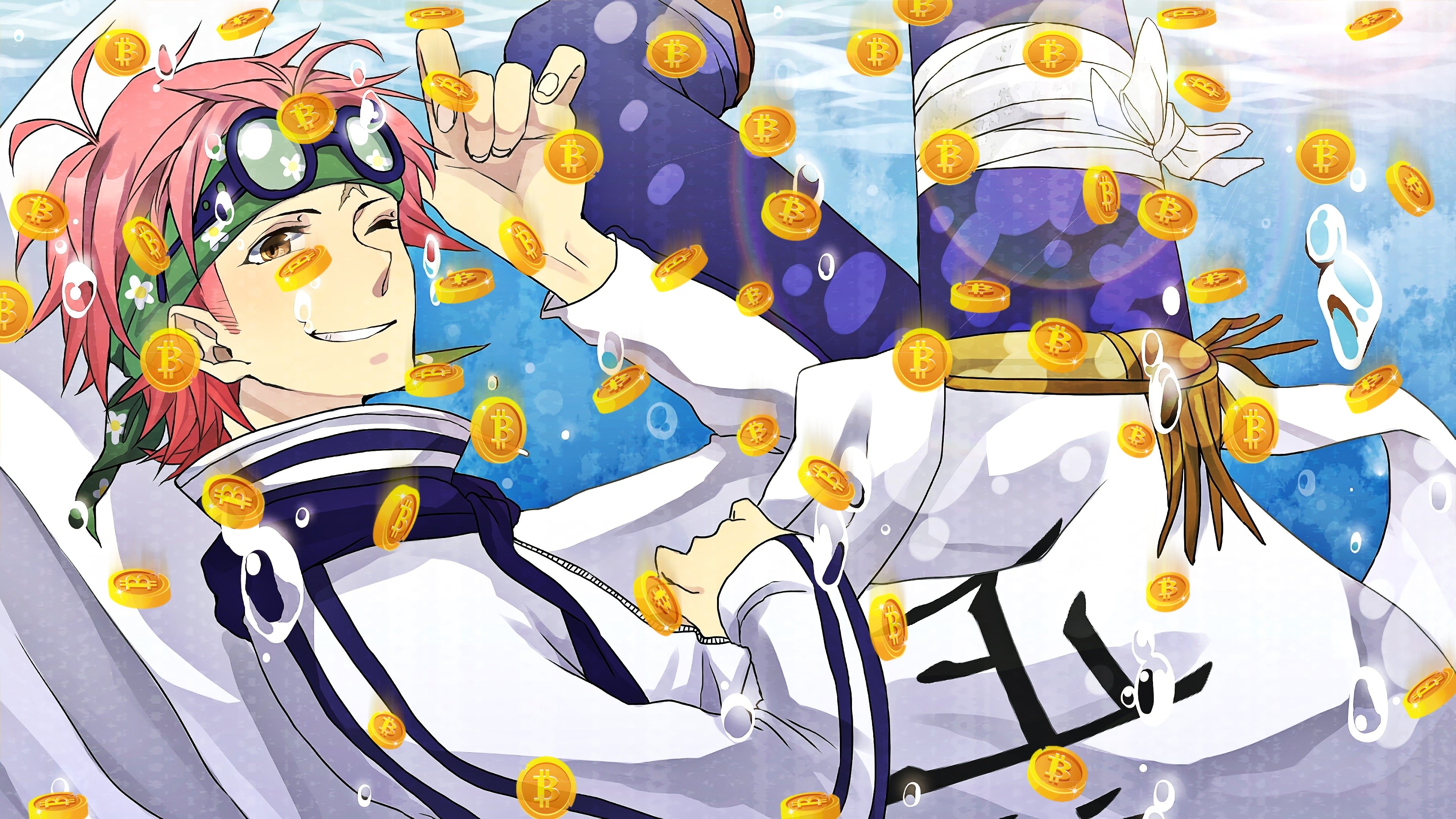 Bitcoins from above coby one piece b wallpaper rbitcoinwallpaper