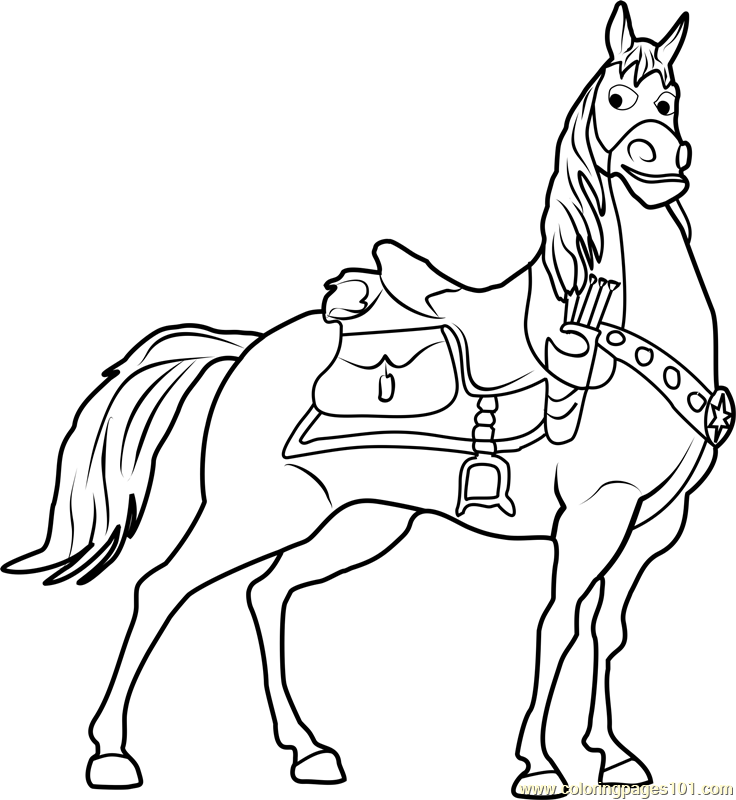 Maximus coloring page for kids