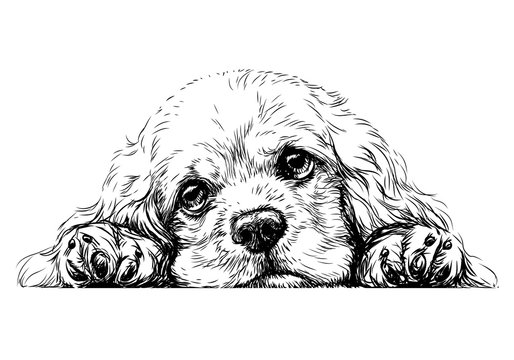 Cocker spaniel vector images â browse photos vectors and video