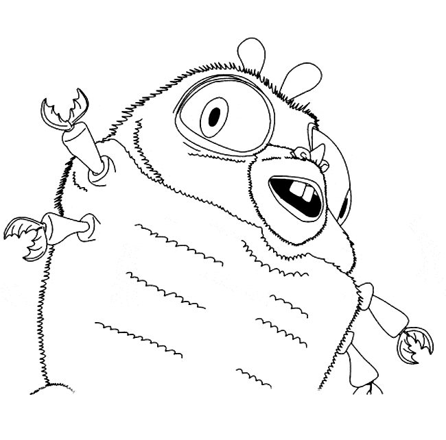 Cockroach coloring page