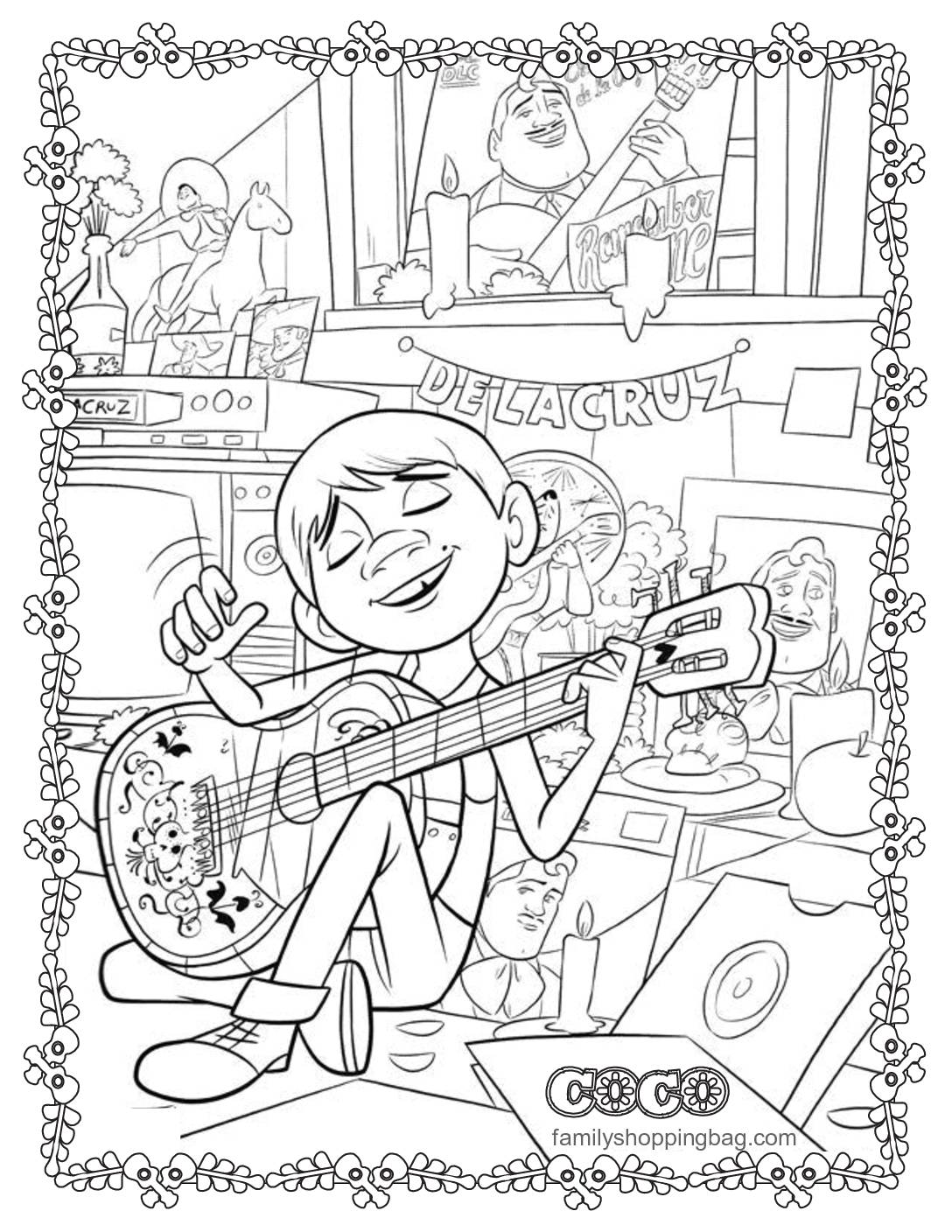 Coloring page coco