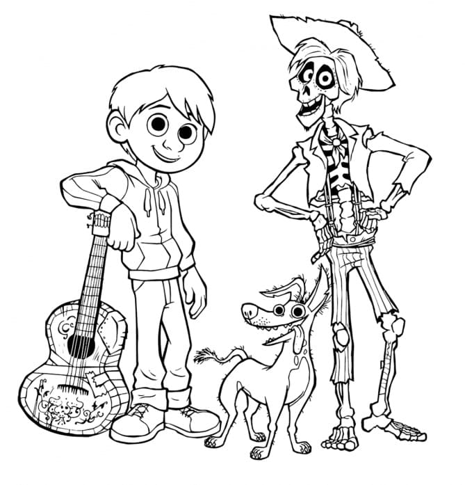 Coco coloring pages by coloringpageswk on