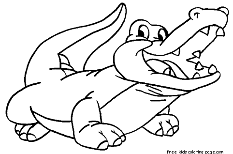 Printable crocodile coloring pag online for kids pãginas para colorear de animal pãginas para colorear pãginas para colorear de pokemon