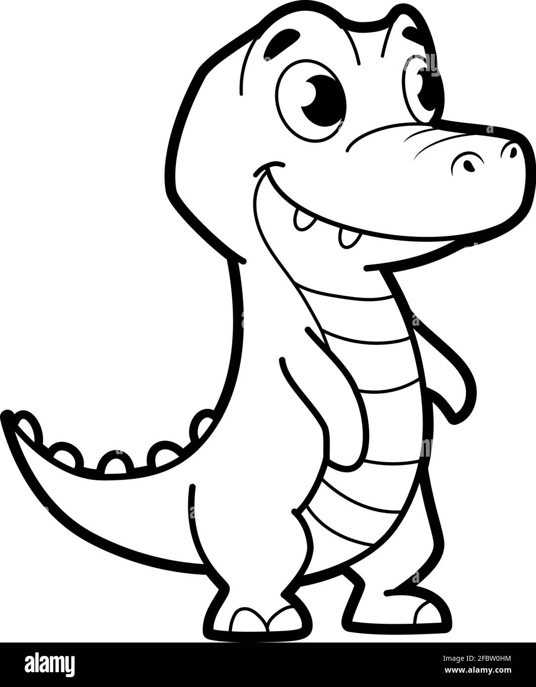 Crocodile of kids black and white stock photos images