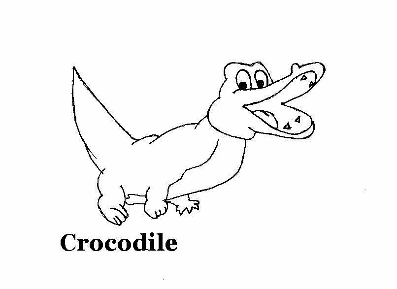 Coloring page crocodile animals â printable coloring pages