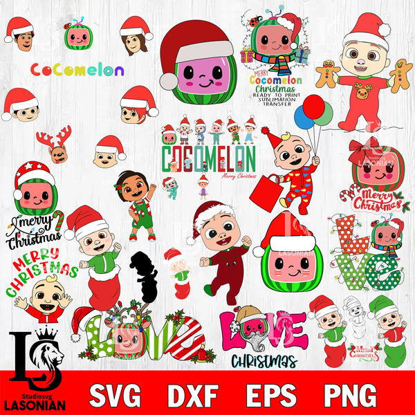 Coelon christmas bundle svg eps dxf png file bundle christmas svg â